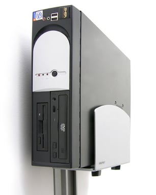 Ergotron Vertical Universal CPU Holder Argent