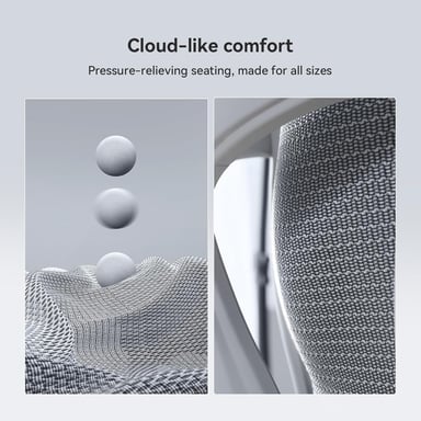 Sillón de Oficina Ergonómico SIHOO Doro C300 Pro Blanco – Reposabrazos 6D, Soporte Lumbar Adaptativo, Respaldo de Malla Transpirable, Inclinación 135°