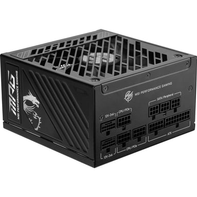 Alimentatore MSI MPG A1000GS PCIE5 – 1000W, 80 PLUS Gold, ATX12V 3.1, Potenza e compattezza