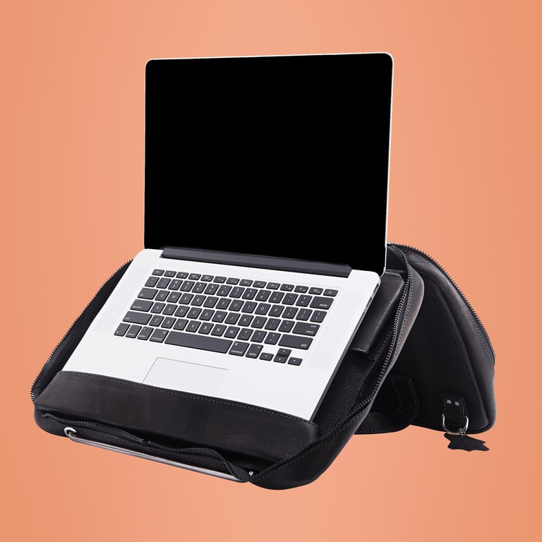 R Go Tools Sacoche pour ordinateur portable R Go Viva cuir pleine fleur avec support intégré pour ordinateur portable Neuf