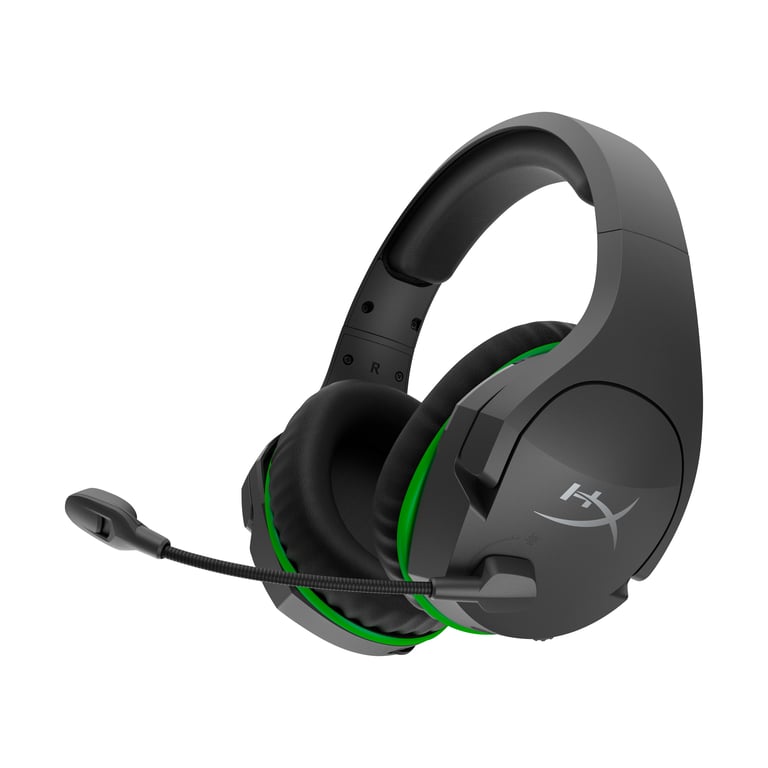 HyperX CloudX Stinger Core Wireless - Casque sans-fil gaming (Noir-Vert) - Neuf