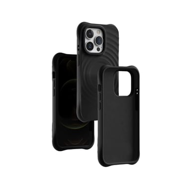 JAYM - Coque Silicone Premium Noire compatible [Apple iPhone 16 Pro] - 100% Silicone et Microfibre - Renforcée et Ultra Doux