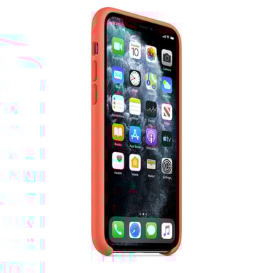 Coque en silicone pour iPhone 11 Pro Orange