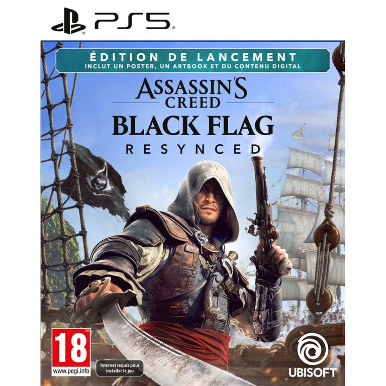 Assassin's Creed Black Flag Resynced Launch Edition PS5 - Neuf