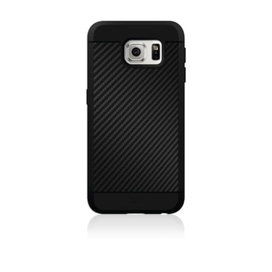 Material Funda Carbono Real para Samsung Galaxy S7, Negro