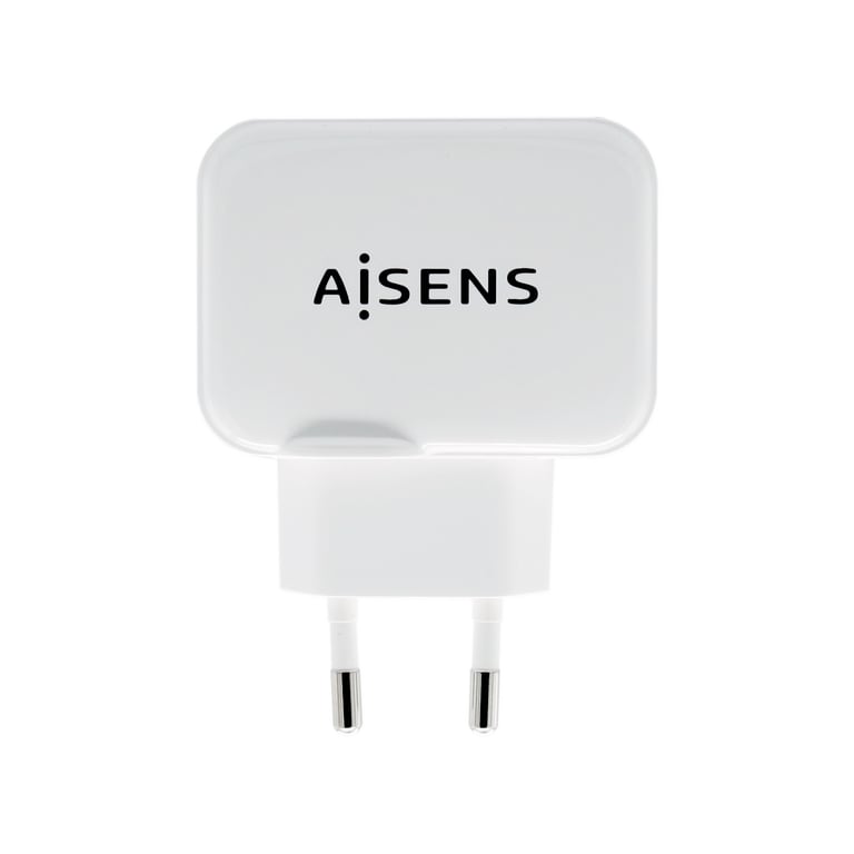 Aisens Chargeur USB 17W 5V/3.4A - 2xUSB avec Contrôle AI - Couleur ...