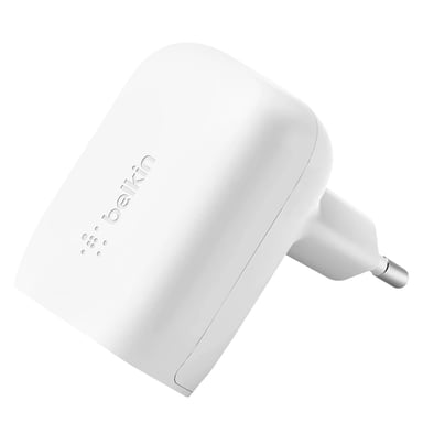 Cargador de red Belkin USB-C 30 W, PPS (Power Delivery, certificación USB-If PD 3.0, carga rápida para iPhone 13, Pro/Pro Max, Mini, Galaxy S21, Plus, iPad, Tab S7, AirPods, MacBook Air, etc.)