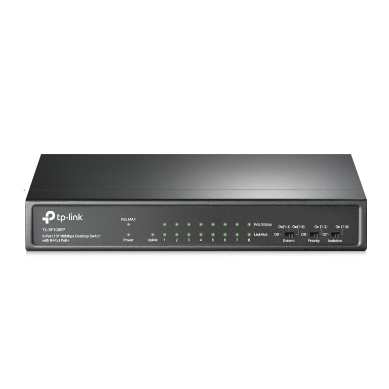 TP Link TL SF1009P 10100Avec POENon manageable8 - vue 2