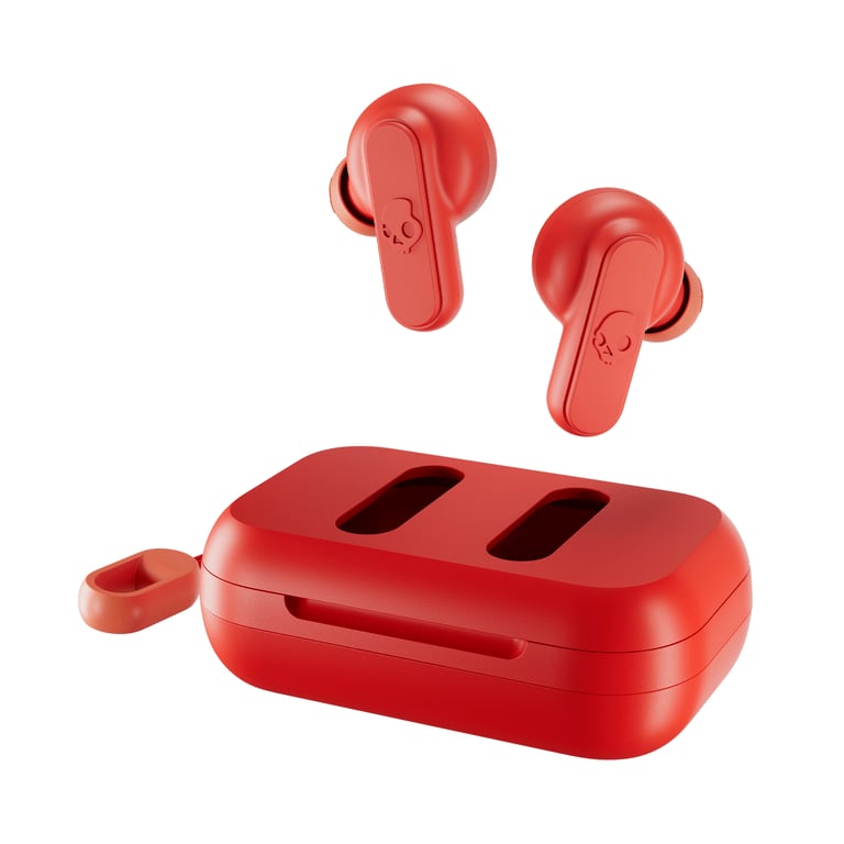 Skullcandy Dime Casques Sans fil Ecouteurs Appels/Musique Bluetooth Rouge - Neuf
