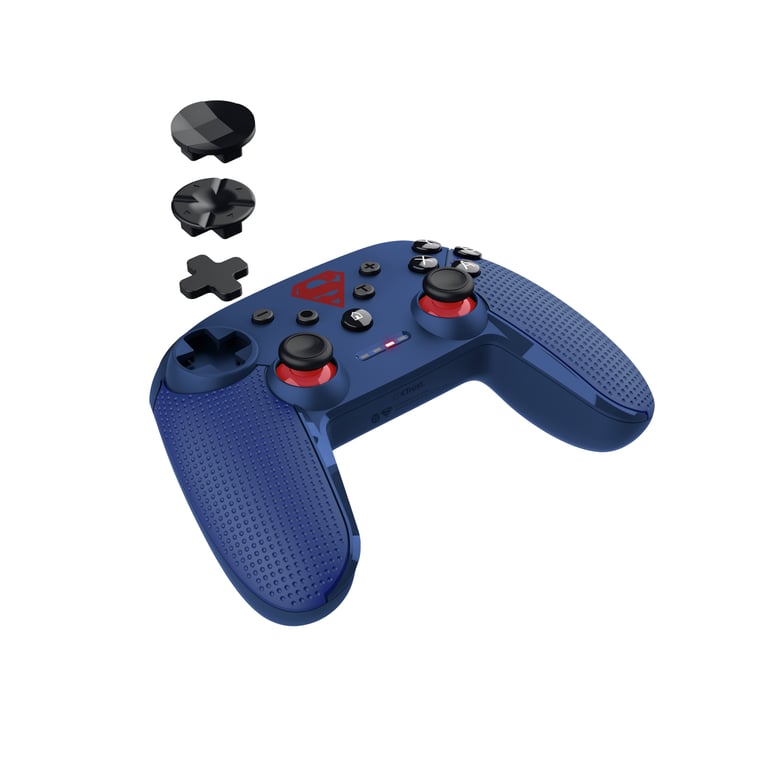 Manette Switch & PC sans Fil Licence Superman Trust Gaming GXT 542SM Muta Bluetooth / 2.4GHz / USB Batterie Rechargeable