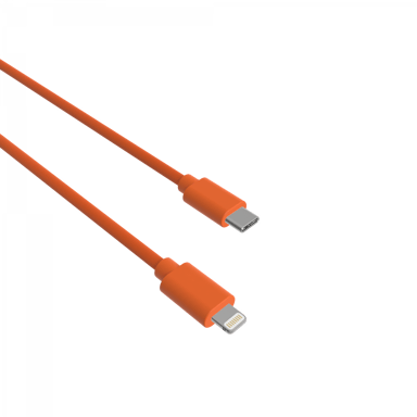 Câble USB-C vers Lightning 3A - 1,5 mètres - Collection POP - Orange