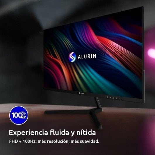 Moniteur Alurin CoreVision 22 IPS FHD 100Hz Anti reflets VESA 75x75 HDMI VGA Neuf - vue 3