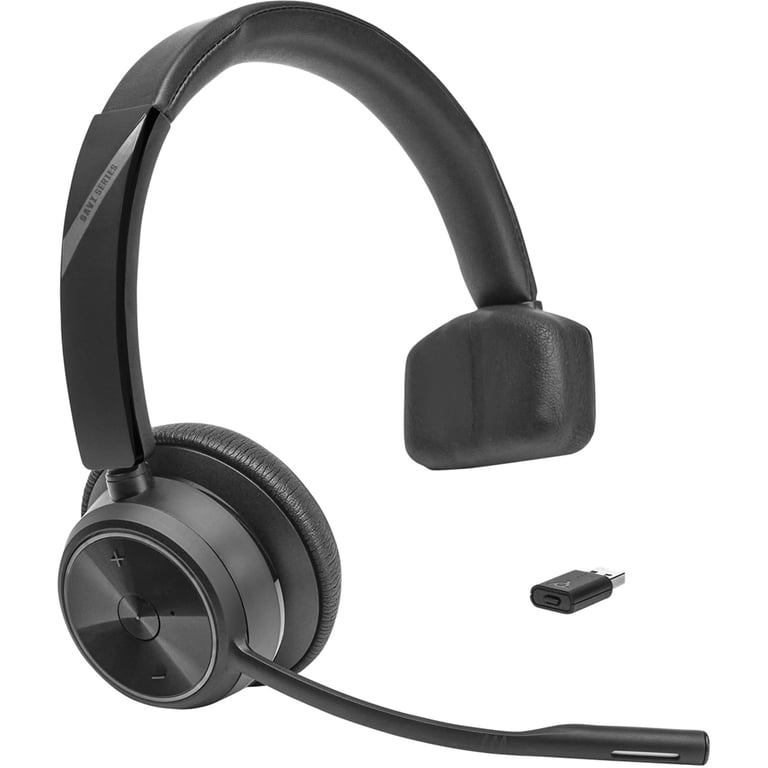 Poly Savi 7310 Savi 7300 series micro casque sur oreille DECT sans fil USB A via adaptateur DECT certifié UC - vue 3