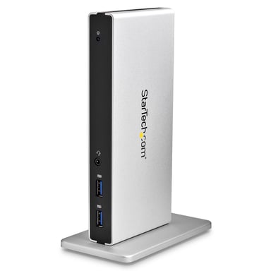 StarTech.com Docking Station USB 3.0 para Dos Monitores con DVI y Soporte Vertical