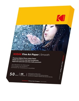 KODAK 9891093 - 50 fogli di carta fotografica 230g/m², opaca, formato A6 (10x15cm), stampa inkjet liscia