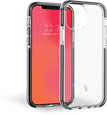 Bigben Connected FCLIFENIP1254B funda para teléfono móvil Negro, Transparente