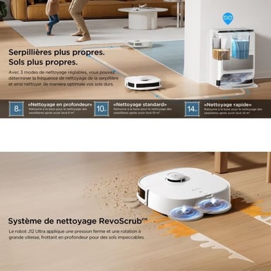 Eureka J12 ULTRA robot aspirateur 0,25 L Blanc