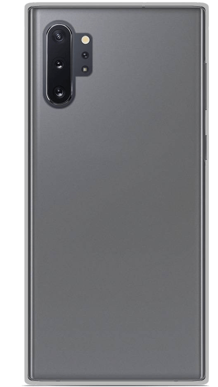 Coque silicone unie compatible Transparent Samsung Galaxy Note 10 Plus