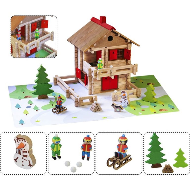 Jeu De Construction Le Grand Chalet D'alpage 215 P - vue 5