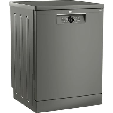 Lave-vaisselle BEKO bPRO 500 pose libre 60 cm 14 couverts 42 dB SelfDry ouverture 10 cm moteur à induction Gris Manhattan