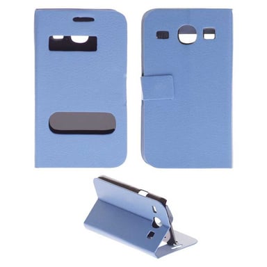 Etui Folio compatible Bleu Samsung Galaxy Core