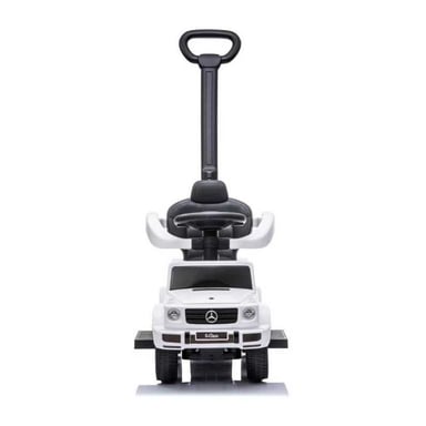 Porteur enfant BUDDY TOYS Mercedes G350d 3in1 sedile imbottito volante sonoro Bianco/Nero