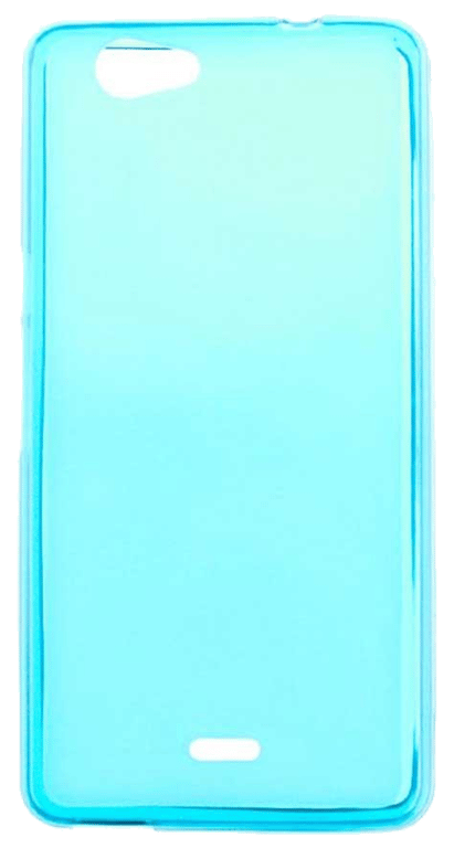 Coque silicone unie compatible Givré Bleu ciel Wiko Highway Signs