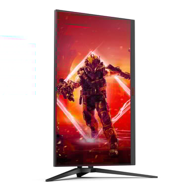 AOC AGON 5 AG275QZN/EU écran plat de PC 68,6 cm (27'') 2560 x 1440 pixels Quad HD Noir, Rouge
