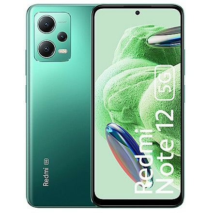 Redmi Note 12 (5G) 6 Go 128 Go, Vert, Débloqué - Neuf