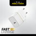 OtterBox EU Wall Charger 30W GaN - 1X USB-C 30W USB-PD, Cloud Dust White