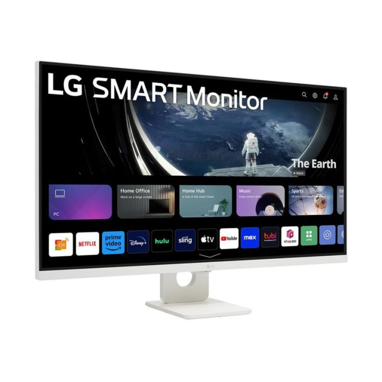 LG Moniteur Intelligent 32U721SA W.AEU 32" 4K UHD 3840 x 2160 HDR10 IPS webOS 24 USB C Bluetooth DCI P3 90% Fonctions Smart TV HDMI DisplayPort - vue 4