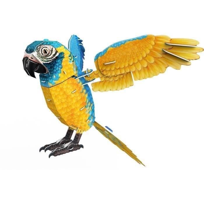 Puzzle 3D Perroquet Jeu de construction EXPLORA Oiseau 94 pièces Dès - vue 4