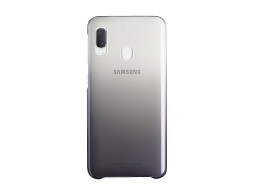Samsung EF-AA202 coque de protection pour téléphones portables 16,3 cm (6.4'') Housse Noir, Transparent Samsung Galaxy A20