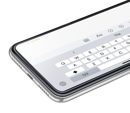 Cellularline Impact Glass - iPhone 11/XR Cristal templado fino, resistente y supersensible