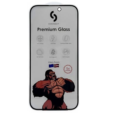 ?onnect Corning Gorilla Ultra Fuerte 3D Privacy Glass para Apple iPhone 13 / 13 Pro / 14 Negro