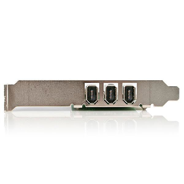StarTech.com Carte PCI vers 3 ports FireWire 400 externes + 1 interne - vue 4