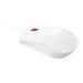 LENOVO Essential ratón con cable - Ambidiestro - Sensor óptico 1600 dpi - 3 botones - Blanco