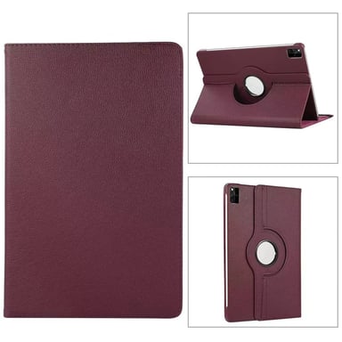 Etui violet pour Xiaomi Redmi Pad SE rotative 360 degrés violette - Housse coque de protection Redmi Pad 10,61 pouces - XEPTIO case cover