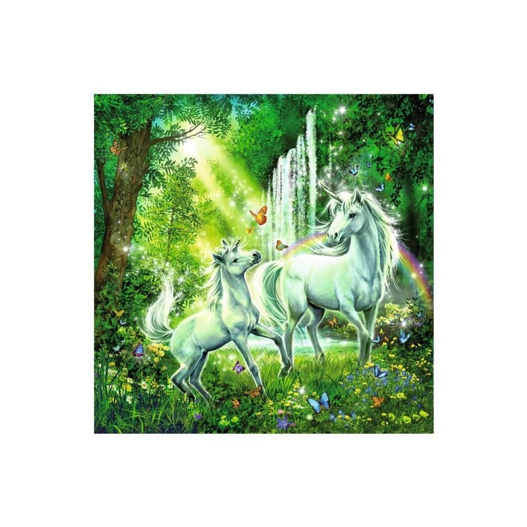 Puzzle 3 x 49 pièces : Les licornes Ravensburger Allemagne - vue 8