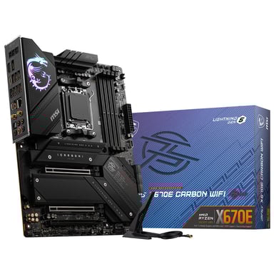 MSI MPG X670E CARBON WIFI AMD X670 Scheda madre AM5 Slot ATX