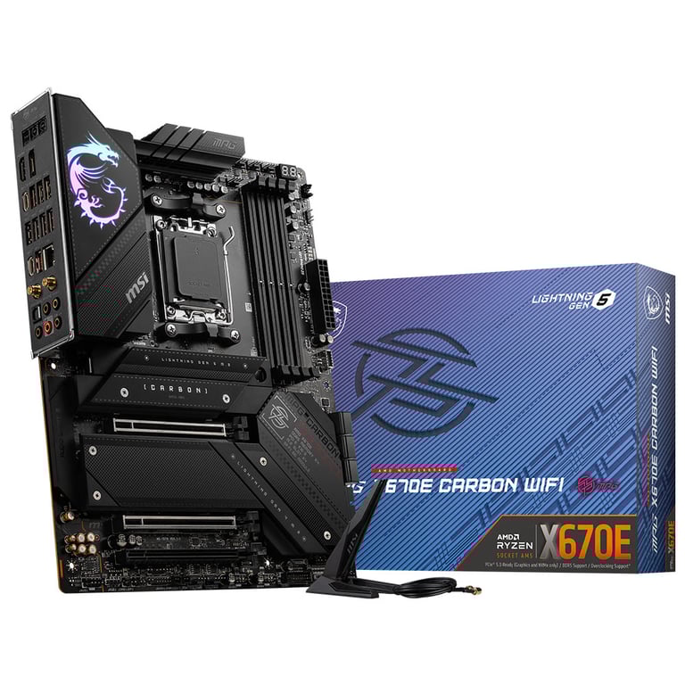 MSI MPG X670E WIFI - vue 3