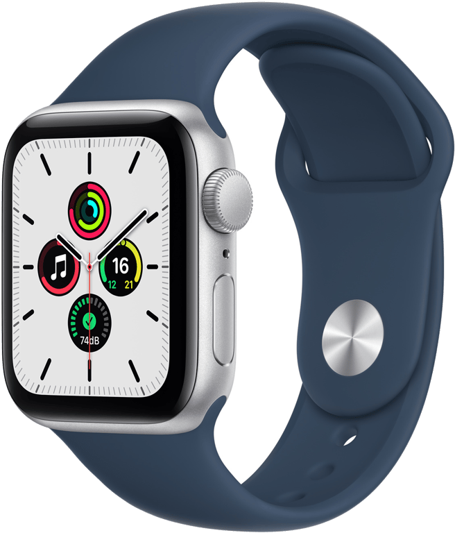 Apple Watch SE OLED 40 mm Argent GPS (satellite)