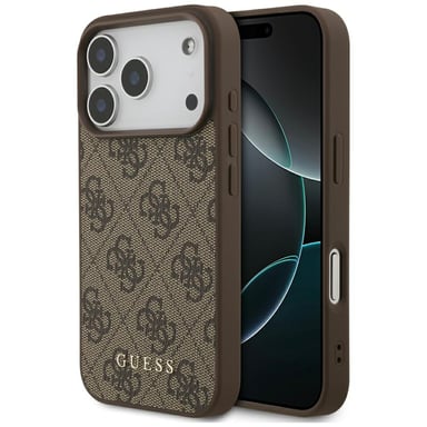 Custodia Guess 4G Classic per iPhone 17 Pro marrone