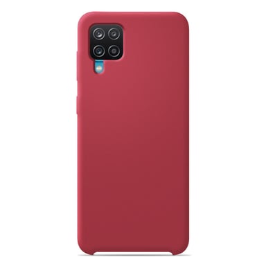 Coque silicone unie Soft Touch Rouge compatible Samsung Galaxy A12 5G