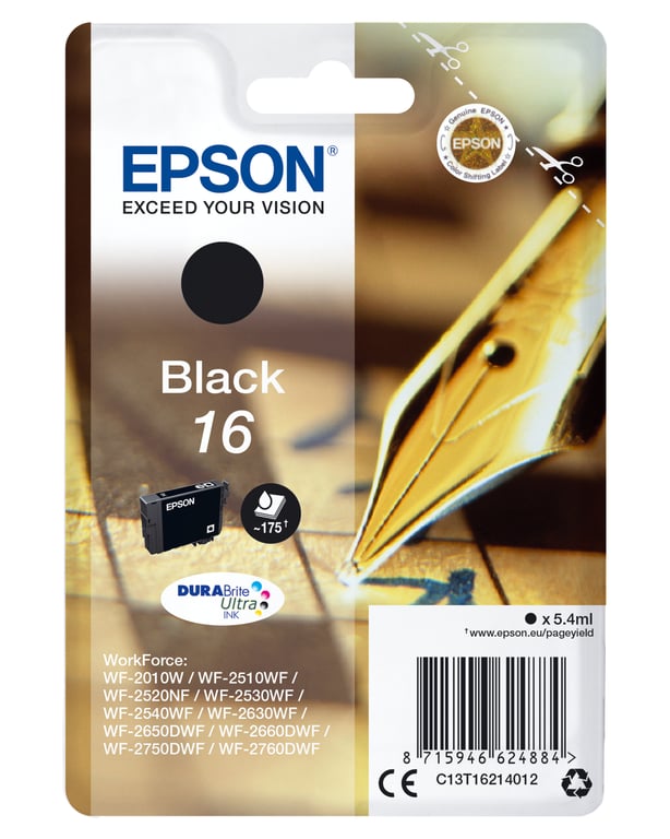 Cartouche d'encre EPSON T1636 Quad Pack 4 couleurs C13T16364012 Neuf - vue 7