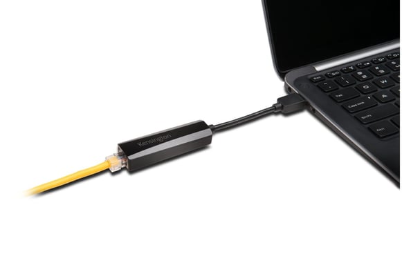 Adattatore Ethernet USB-A Kensington UA0000E - Nero
