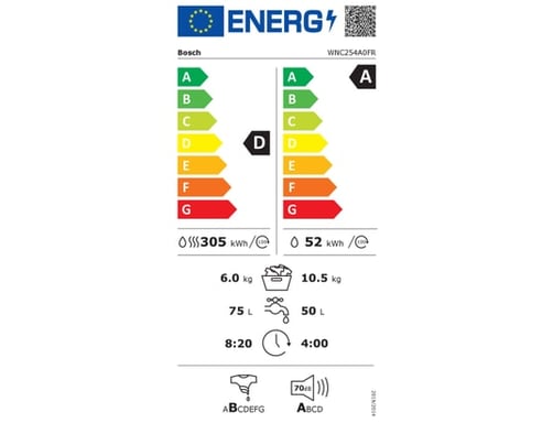 LAVANTE SECHANTE FRONT BOSCH WNC254A0FR