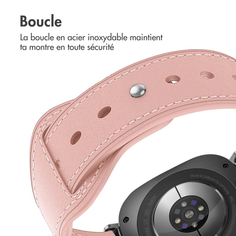 imoshion Bracelet en cuir pour la Samsung Galaxy Watch Ultra Neuf - vue 6