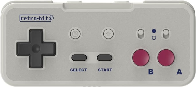 Retro-Bit Origin8 2.4G Manette sans fil Nintendo Switch & NES - Receveurs USB & NES inclus