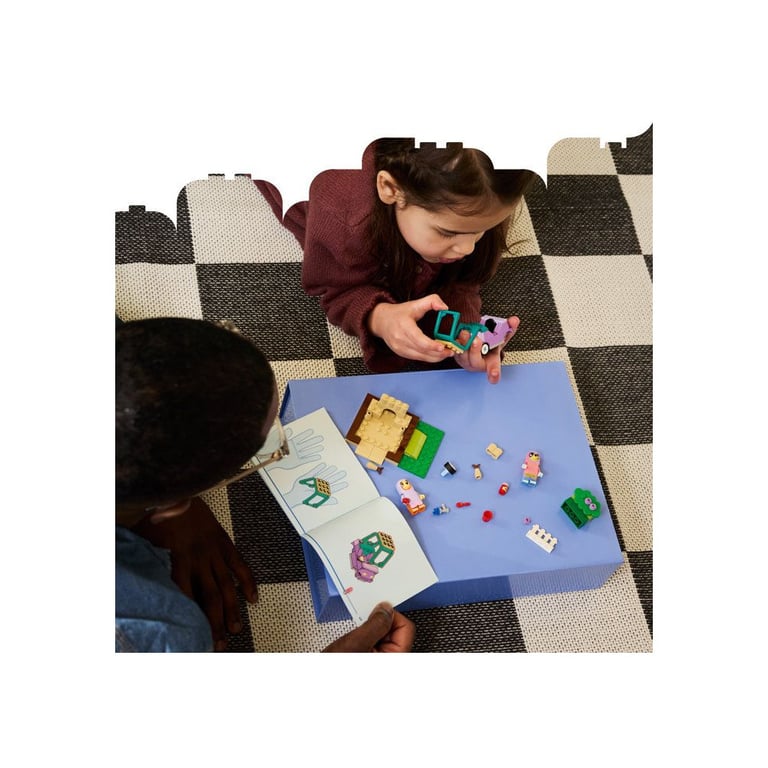 Jeu de construction LEGO Bluey 11216 Les Grands-mères avec Bingo et Bluey 80 pièces avec figurines Violet - Neuf
